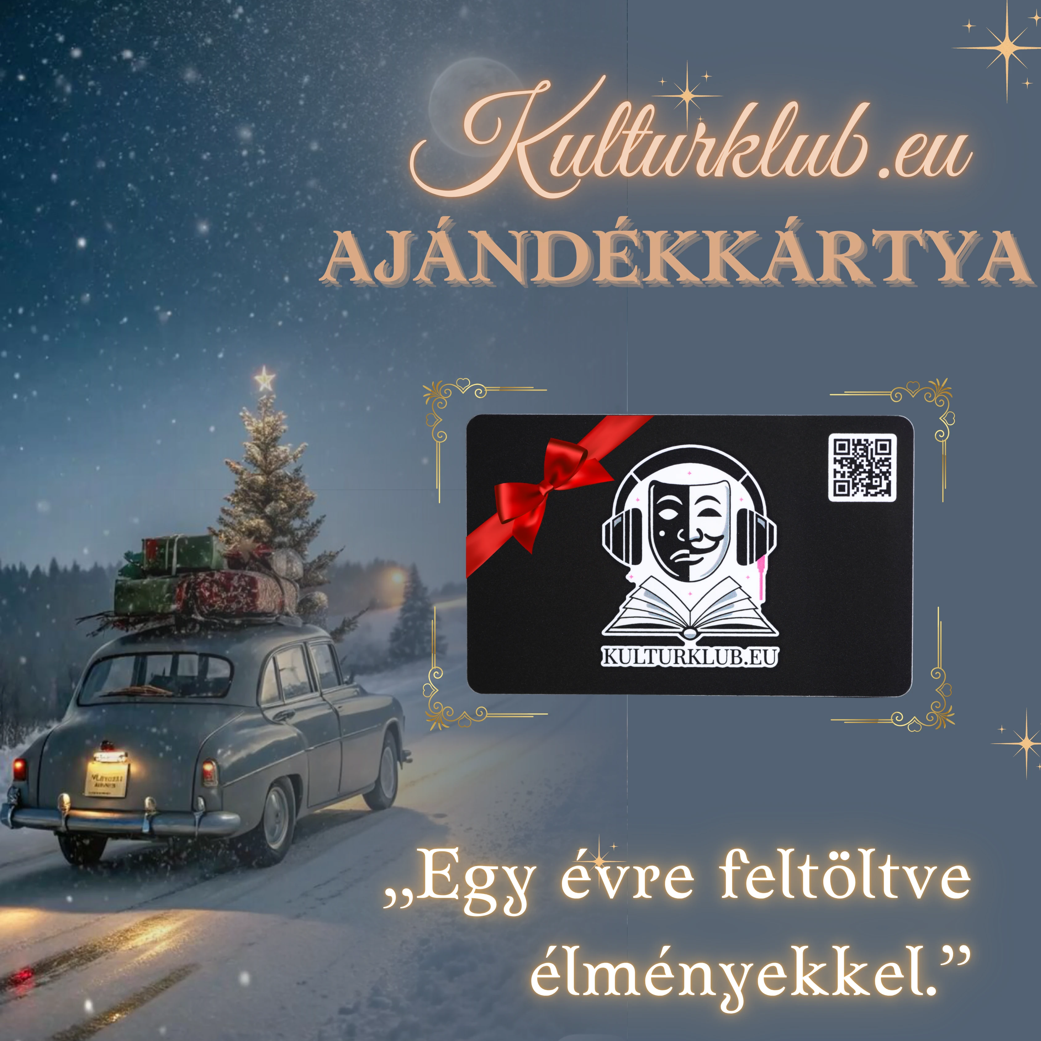 KultúrKlub ajándékkártya 25000