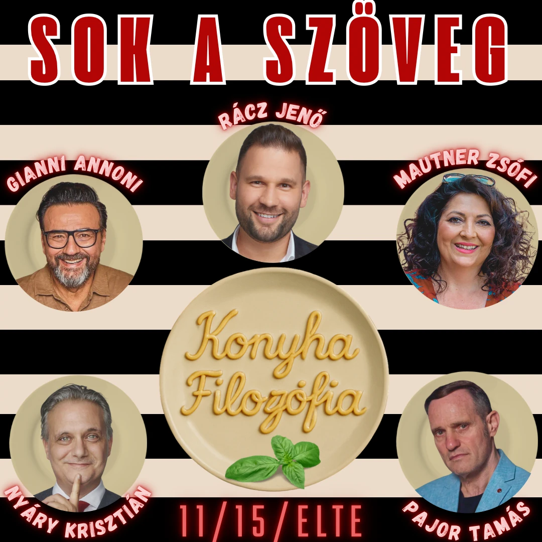 SOK A SZÖVEG! - Konyha filozófia